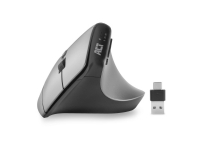 ACT Wireless Ergonomic Mouse with Bluetooth and USB-C/USB-A