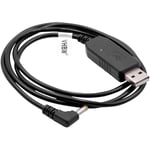 Vhbw - câble de chargement usb compatible avec Baofeng CT-3, UV-5R, UV-5RA radio, batterie - Chargeur, 93 cm, avec témoin lumineux