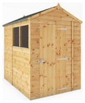 Mercia Shiplap 2 Glazed Windows Apex Shed - 7 x 5ft