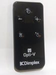 Remote control DIMPLEX Cellini Volterra Opti-V Electric fire 5 button  SEE VIDEO