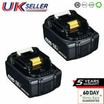 2 PACK 18V 6.0Ah LITHIUM ION BATTERY LXT FOR MAKITA BL1860 BL1830 UK LATEST Tool