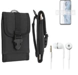 For Nokia G60 5G + EARPHONES Belt bag outdoor pouch Holster case protection slee