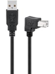 USB 2.0 Hi-Speed cable 90° black
