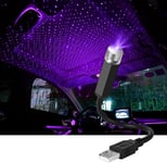 UK LED Roof Atmosphere Light, Adjustable USB Car Starlight Blue Purple