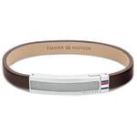 TOMMY HILFIGER Mens Bracelet WOVEN TEXTURE 2790397 Leather Brown