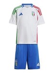 adidas Kids Italy Away Mini Kit -blue, White, Size 2-3 Years