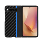 Google Pixel Fold Mobilfodral Carbon Fiber Ultra Thin - Svart/Blå