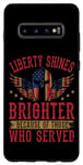 Coque pour Galaxy S10+ Liberty rend hommage au service patriotique de Grateful Nation