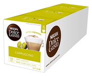 Nescafe Dolce Gusto Cappuccino Coffee Pods Pack of 3, Total 90 Capsules