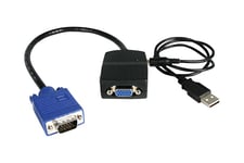 StarTech.com 2 Port VGA Video Splitter - USB Powered - 2048x1536 - VGA Video Monitor Splitter Dual Port (ST122LE) - videosplitter - 2 porte