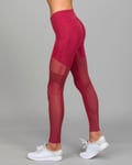 Reebok ACTIVChill Mesh Tights - Urban Maroon - XS