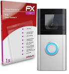 atFoliX Glass Protector for Ring Video Doorbell 4 9H Hybrid-Glass