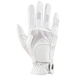 uvex i-Performance 2 - Flexible Riding Gloves for Men and Women - Durable - Breathable Material - White - 7.5