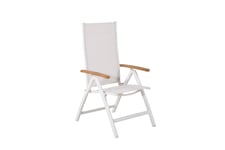 Venture Design Panama positionsstol Vit/vit Teak armstöd