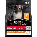 Purina Pro Plan – Aliment sec pour chien adulte moyen avec Optibalance 4 x 3 Kg