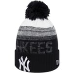 New Era New York NY Yankees MLB Baseball Winter Warm Beanie Bobble Hat - Black
