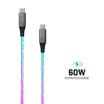 Fixed Kabel RGB LED 60W USB-C/C Fibre Cable 1.2m Multicolor 8014900