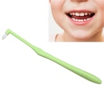 (Green)Single Interspace Brush Orthodontic Dental Toothbrush Braces Clean DTS