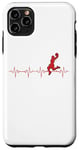 Coque pour iPhone 11 Pro Max Basketballer Heartbeat Pulse EKG Ballon de basket
