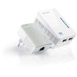 TP-LINK AV 500 WiFi Powerline Extender Starter Kit, WLAN, vit (TL-WPA4220KIT)