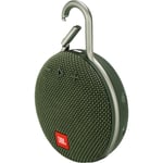 JBL Clip 3 Portable Bluetooth Speaker Green