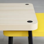 IKEA IKEA SONHULT satsbord, set om 2, gul/björkmönstrad, gul/björkmönstrad Max. belastning: 20 kg