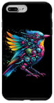 Coque pour iPhone 7 Plus/8 Plus Bird Robot Sci-Fi Animal Futuriste Faune Technologie Drôle