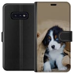 Samsung Galaxy S10e Svart Plånboksfodral Valp