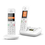 Gigaset Premium Home Cordless Phone E3 Big Button w/ Answer Machine 2 Handsets