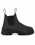 Blundstone 2238 Chunky Lug Chelsea Boots - Rustic Black Size: UK 11, Colour: Rustic Black