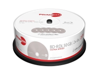 Primeon 2761318 Blu-ray BD-R DL-skiva 50 GB 25 st Spindeln Anti-scratch-beläggning