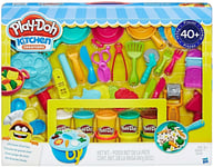 Play-Doh Ultimate Chef Kitchen Creations 40+ Cooking Food Tools 10 Tubs HUGE SET