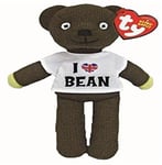 Ty - Beanie Babies - Mr Bean's Teddy in T-Shirt Beanie Plush**FREE UK SHIPPING**