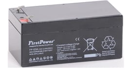 First Power Vrla 12V 3,4Ah AGM batteri 134x67x67