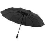 Paraply, Kompakt - 105 cm - Svart