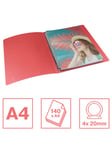 Esselte Colour'Breeze 4-ringpärm Korall