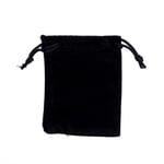 Svart Sammet Påse 7X9 Cm  10Pk
