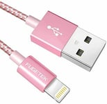 Iphone Charger Cable Lightning Cable Apple Mfi Certified 1m 3ft Rose Gold Charg