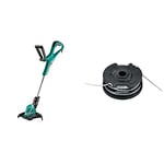 Bosch Electric Grass Trimmer ART 30 (550 W, Cutting Diameter 30 cm, in Carton Packaging) & Bosch F016800351 Refill and integrated line spool 6 m long Ø 1.6 mm line thickness for edge cutters