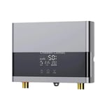Omedelbar Vattenvärmare, 220V-6000W, Touch & Fjärrkontroll,220V-6000W Grå