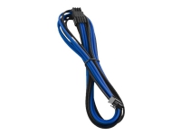 CableMod PRO ModMesh RT-Series - Strömkabel - 8-stifts PCIe-ström (hane) - 60 cm - formpressad - svart, blå