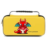 Etui pochette jaune Taperso pour Nintendo Switch Lite avec motif dragon facon kawaii couleur rouge personnalisable