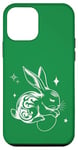 Snooze Lapin avec des œufs et des étoiles pour Pâques et Coque pour iPhone 12 mini