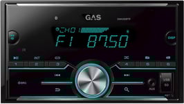 GAS GMA252BTR bilstereo med Bluetooth, App och 2 par lågnivå