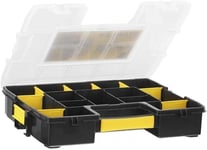STANLEY Sortmaster Stackable Storage Organiser for Tools, Small Parts, Adjustabl