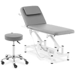 physa Massasjebord med rullestol - mørkegrå
