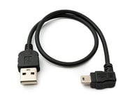 System-S USB 2.0 Cable 30cm Mini B Female to Type A Male Adapter Angle for Garmin
