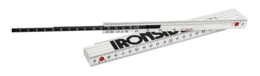 Ironside Meterstokk 3 i 1plast 3i1 2m 10 deler
