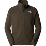 The North Face Mens 100 Glacier Full Zip (Grön (NEW TAUPE GREEN) Large)
