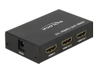 Delock Hdmi Uhd Splitter 1 X Hdmi In > 2 X Hdmi Out 4K - Video/Audiosplitter - 2 X Hdmi - Skrivbordsmodell